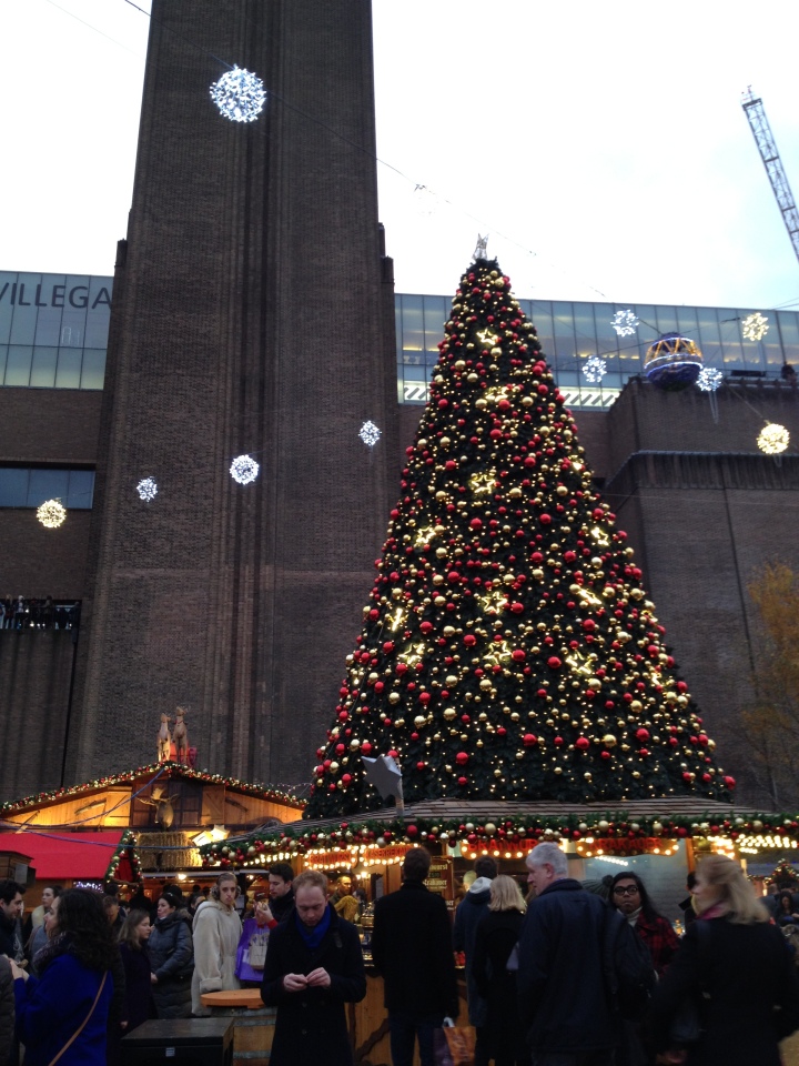 Christmas market, Tate Modern, London.